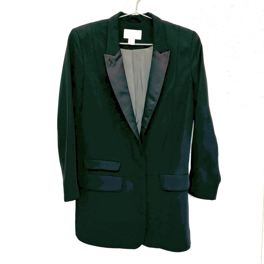 H&M Long Black Blazer Jacket